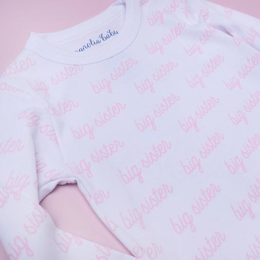 Big Sister Pink Long Pajama