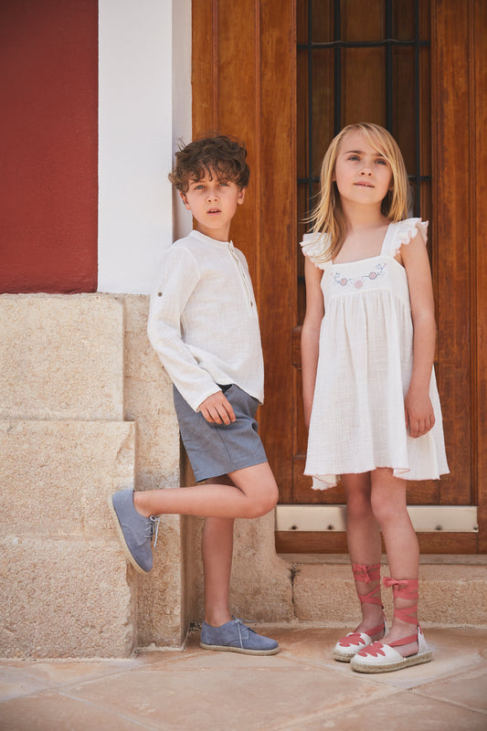 Vinculo White Flower Dress 91433