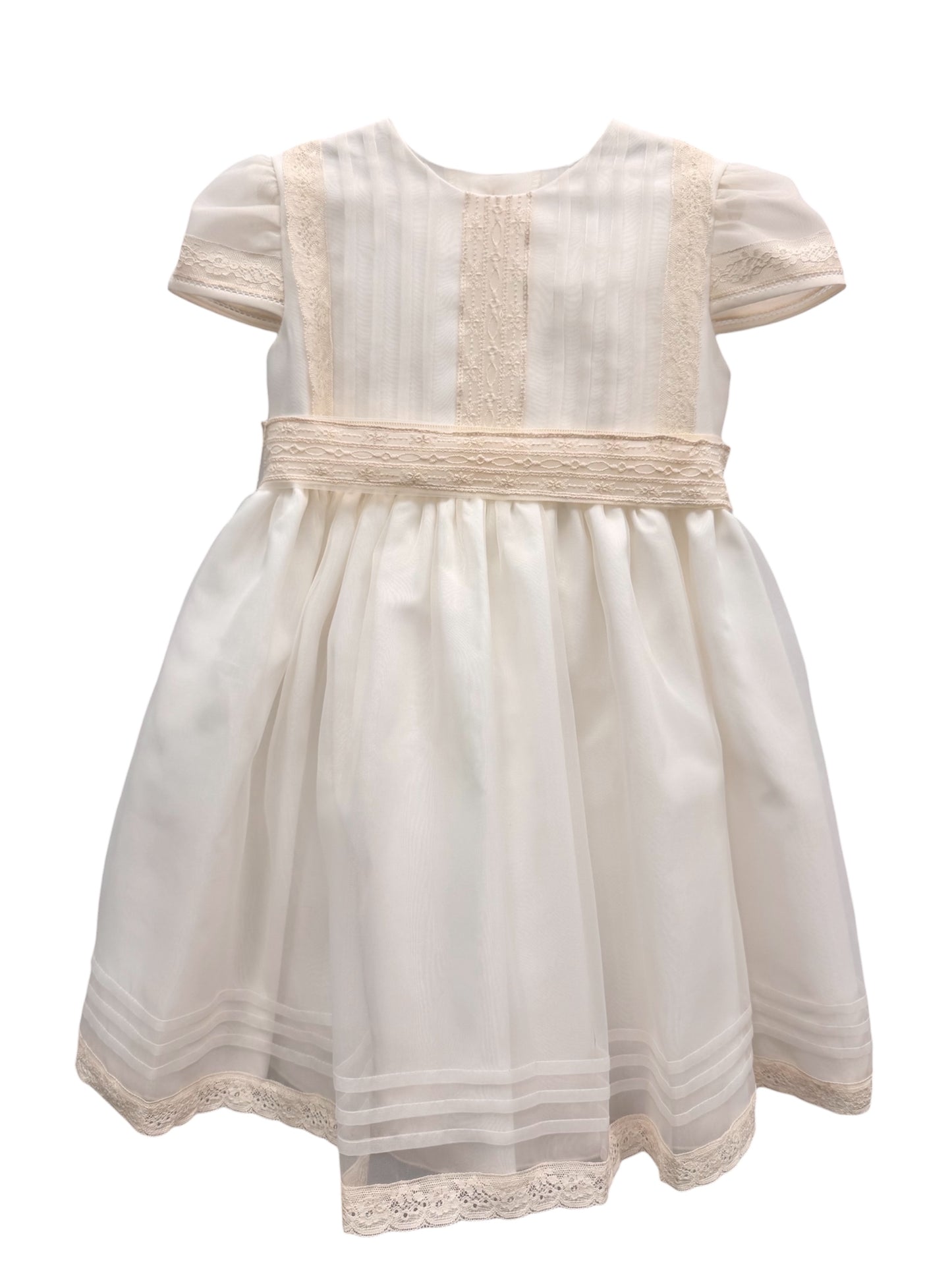 Beige Organza Dress 478