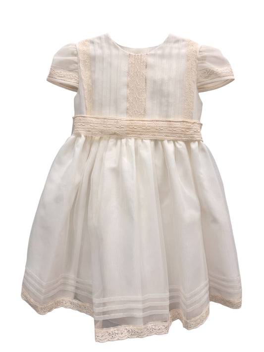 Beige Organza Dress 478