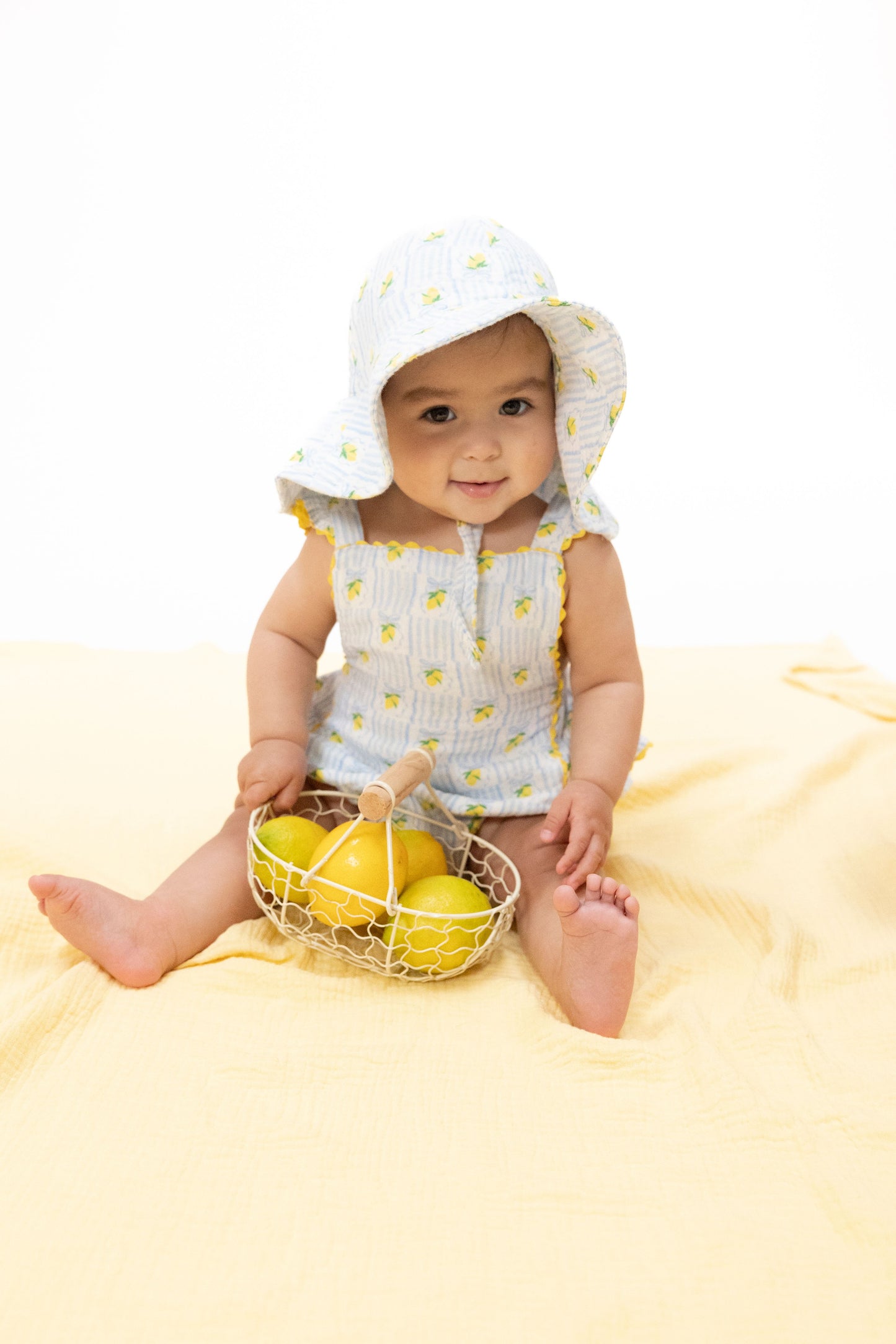 Lovely Lemons Ric Rac Ruffle Sunsuit