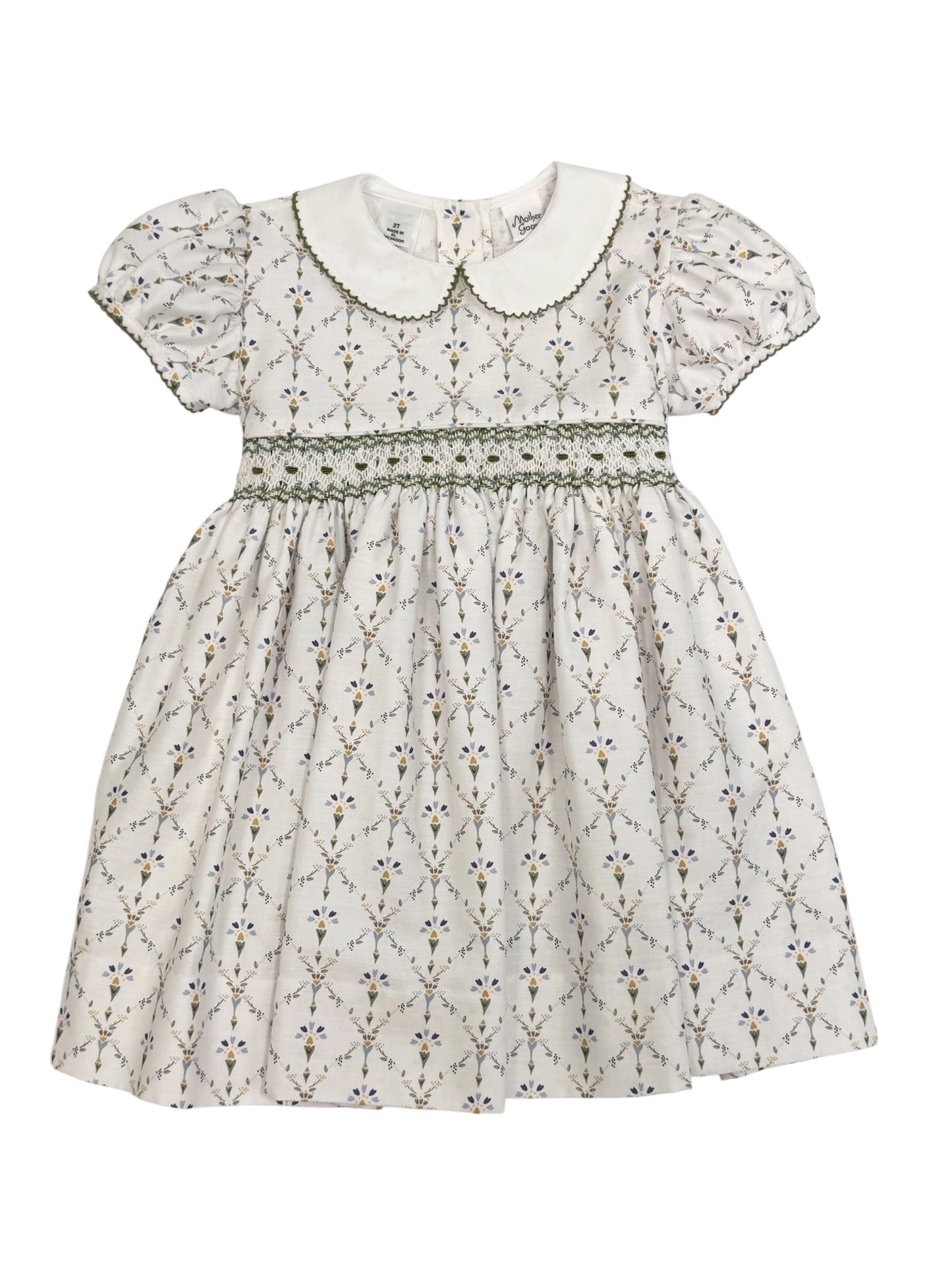 Wildfire Trellis Smocked Dress