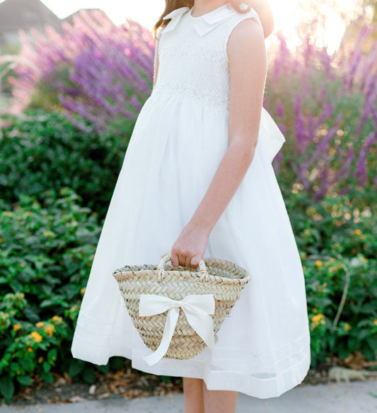 Angelina Organza Smocked Special Occasion Dress