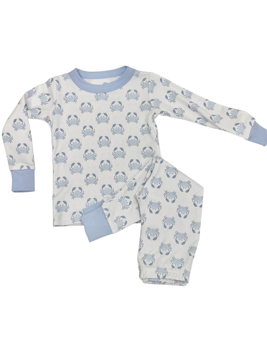 Little Crawlers Long Pajamas Light Blue