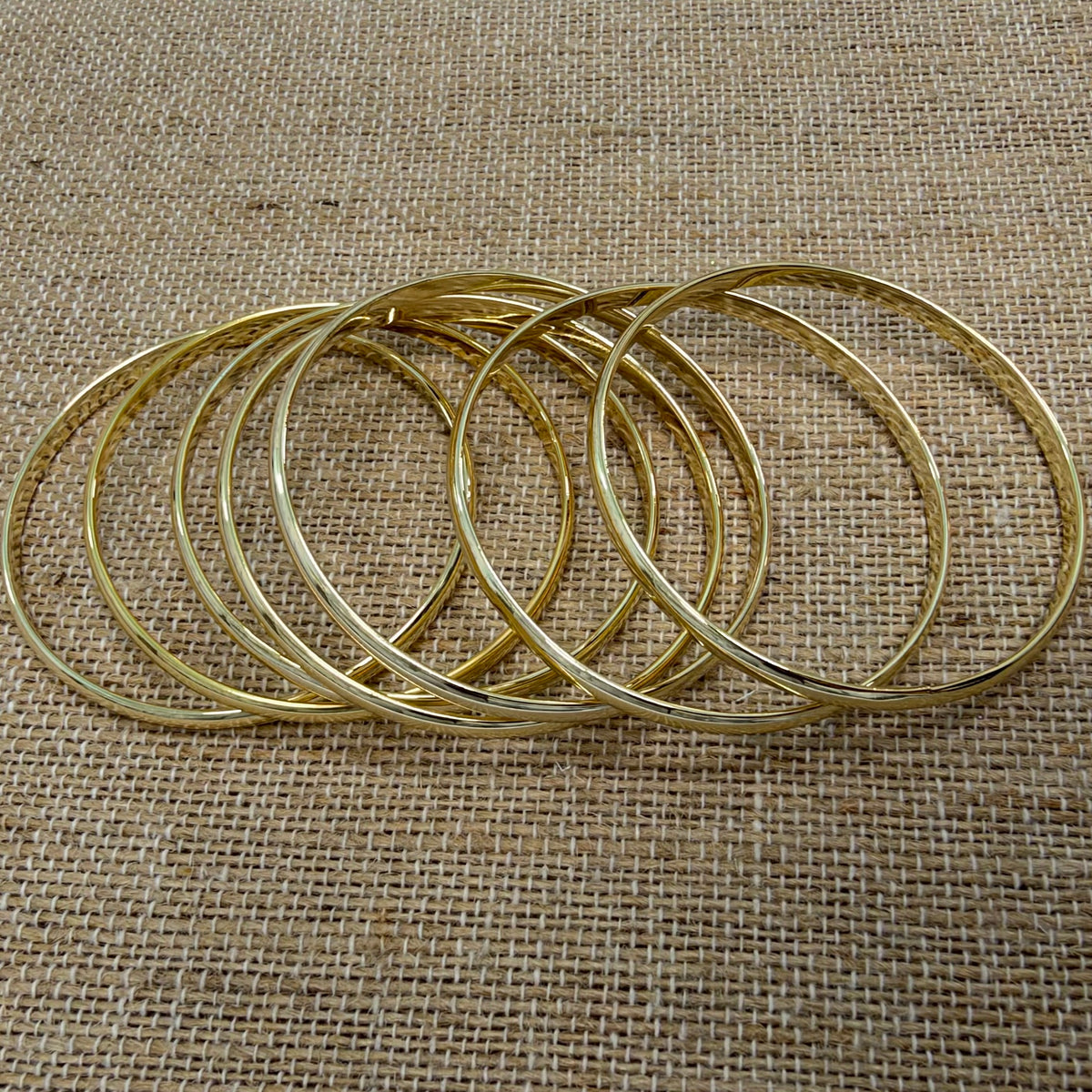 Gold Bangles Set of 7
