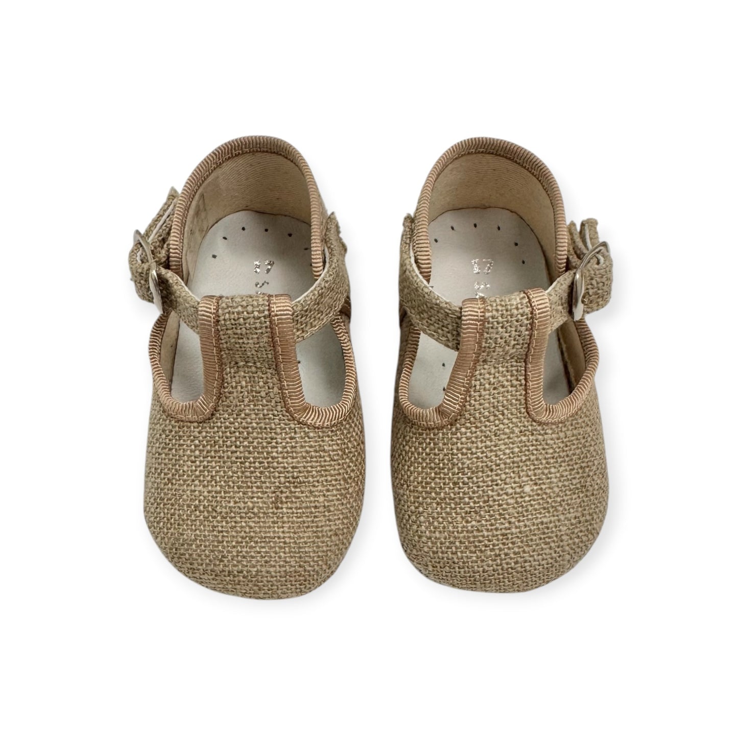 Natural Linen T-Strap SB1060