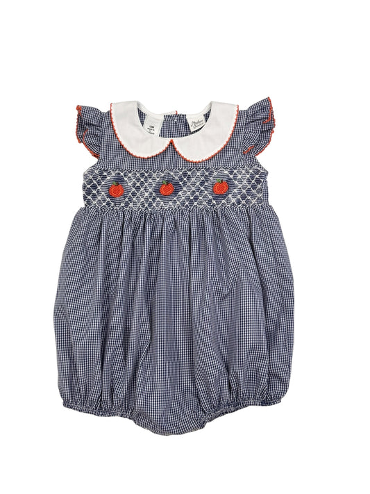 The Little Gingham Patch Smocked Romper