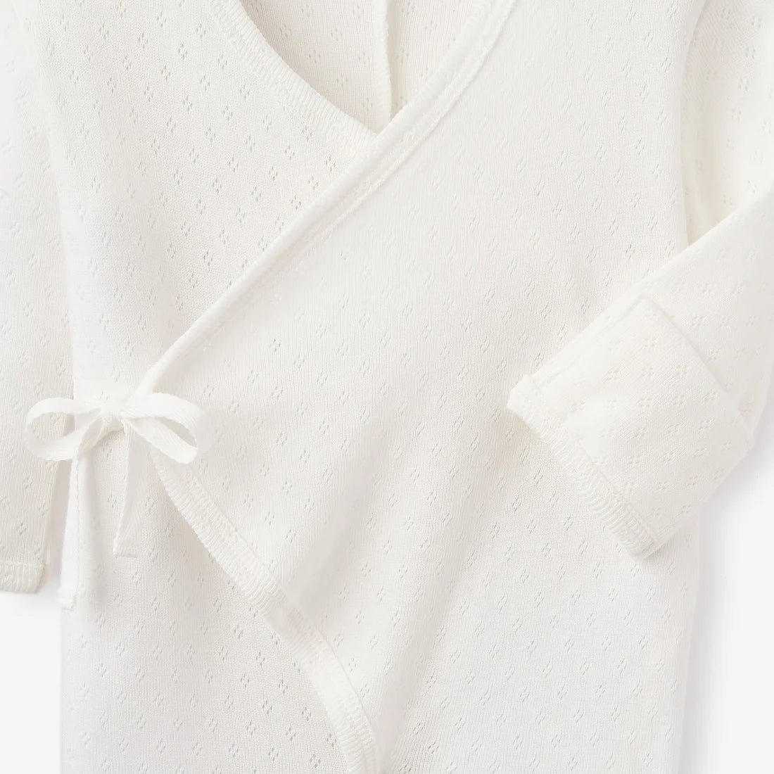 Organic Cotton Pointelle Layette 2 Pc Gift Set
