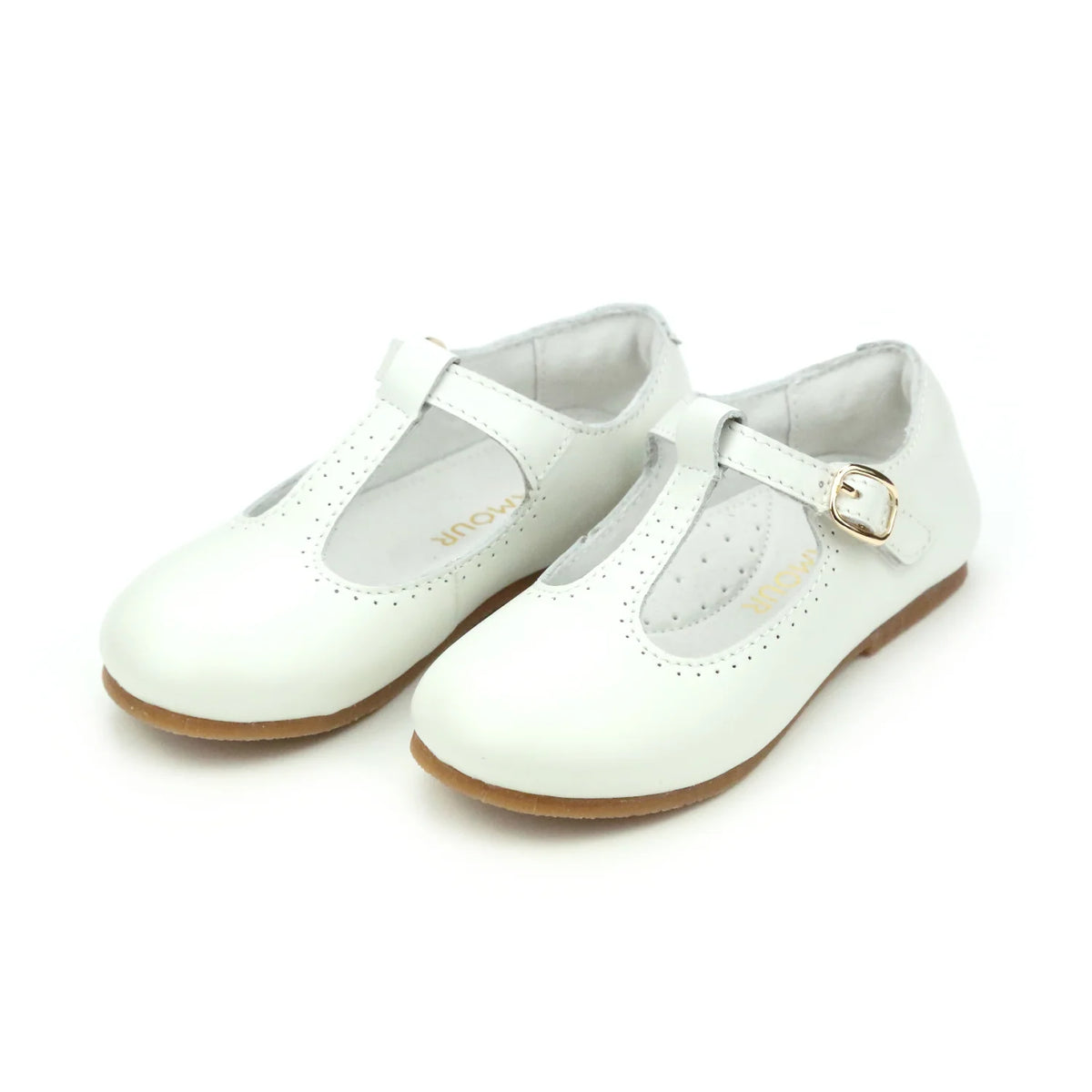 Eleanor T-Strap Pearl Flat
