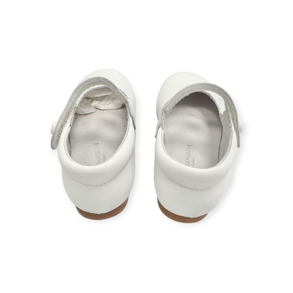 White Leather Mary Jane SB1088