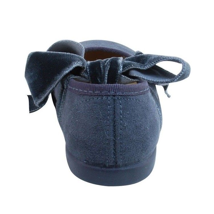 1174-02 Grey Bow Mary Jane