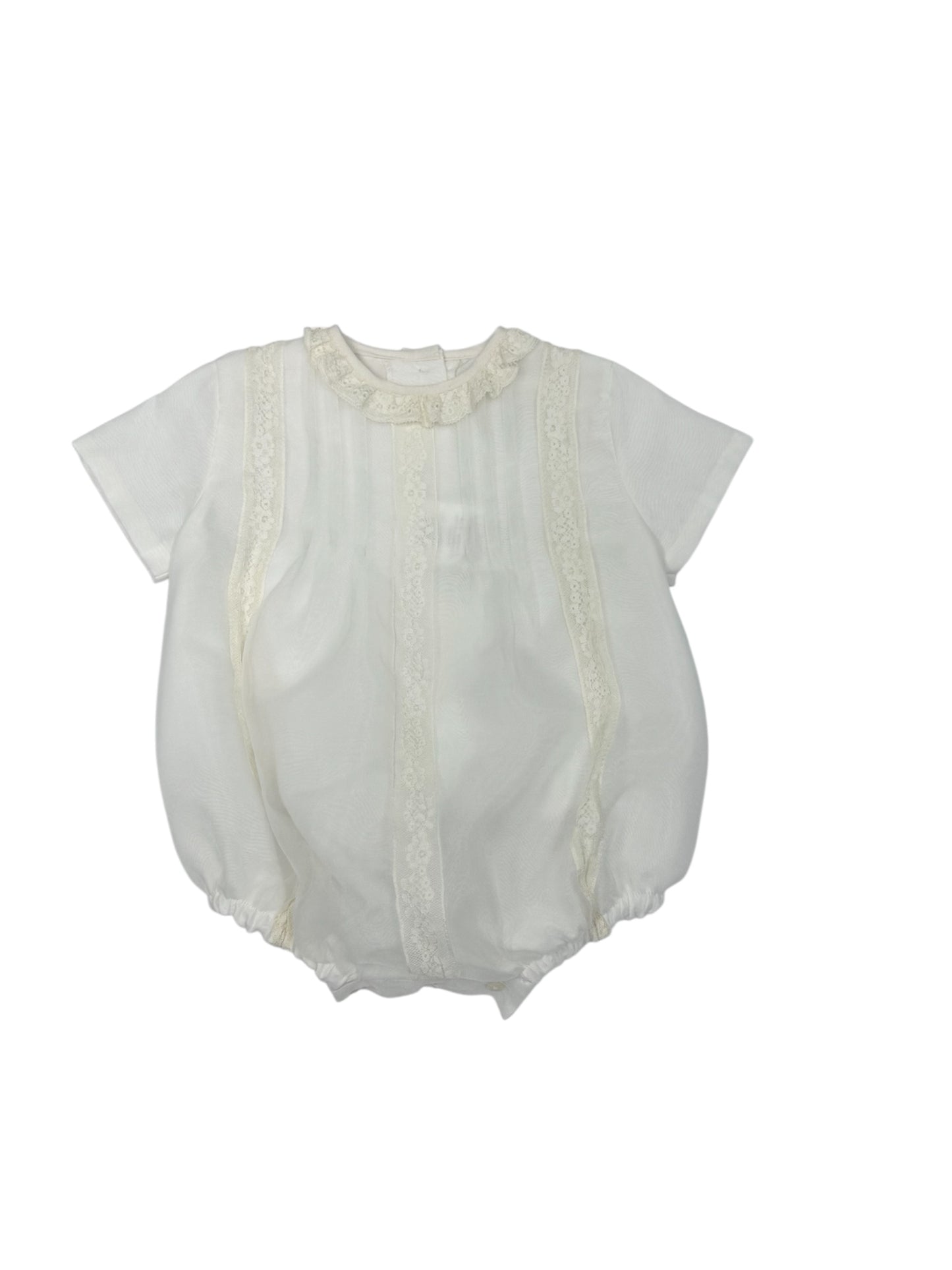Beige Organza Romper 478