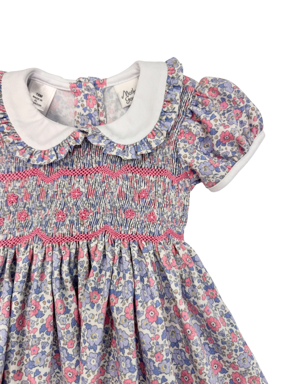The Kensington Garden Pink Smocked Dress