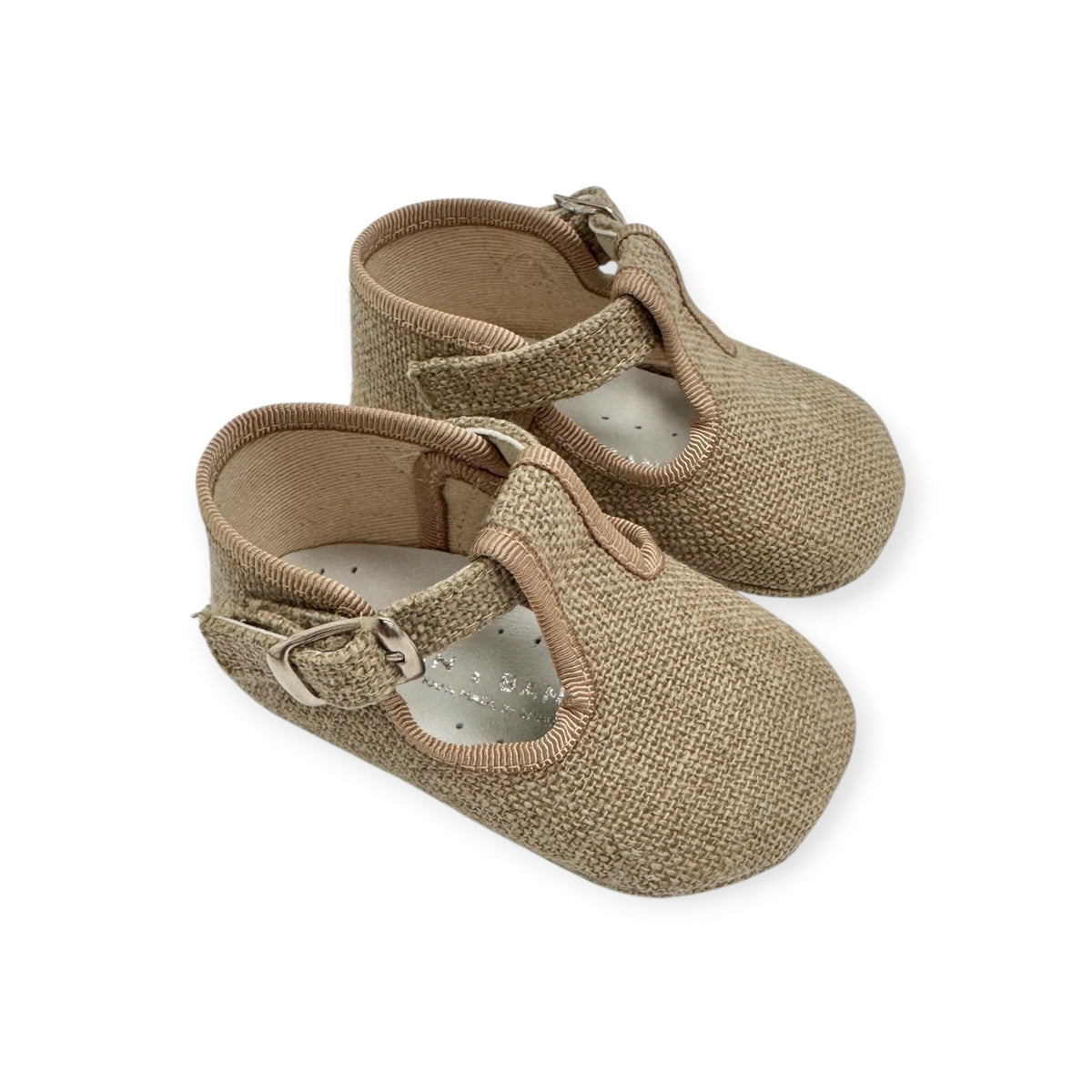 Natural Linen T-Strap SB1060