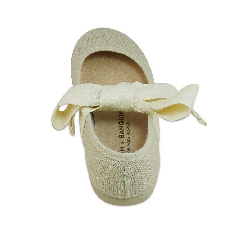 Hielo Linen Bow Mary Jane 1174-09