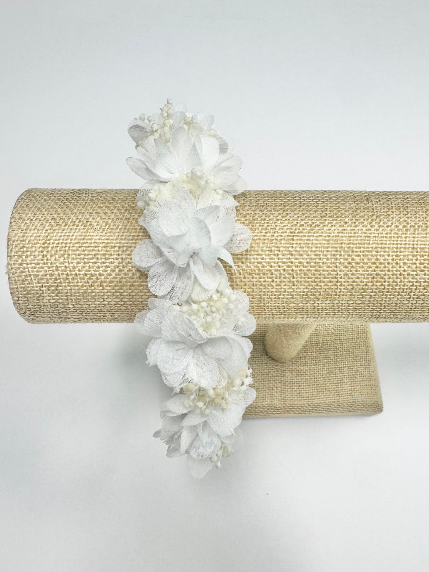 Floral Headband  with Bambula & Gypsophila