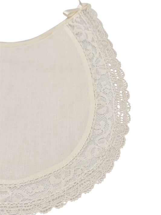 Beige Batiste Bib 12
