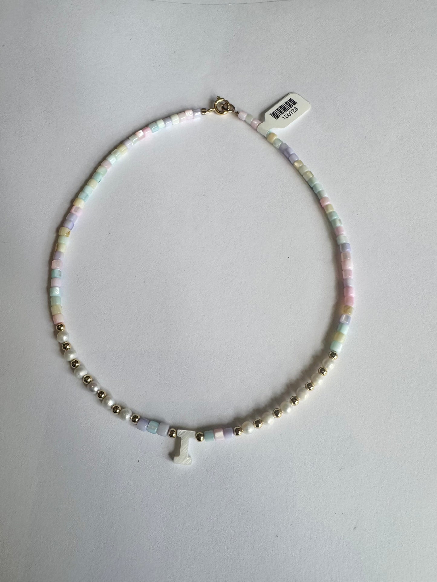 Pastel Letter Necklace