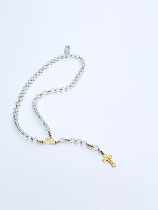 Clear Glass Rosary