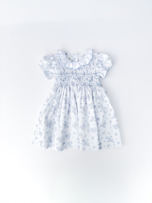 FH17-25-1 Periwinkle Smocked Dress