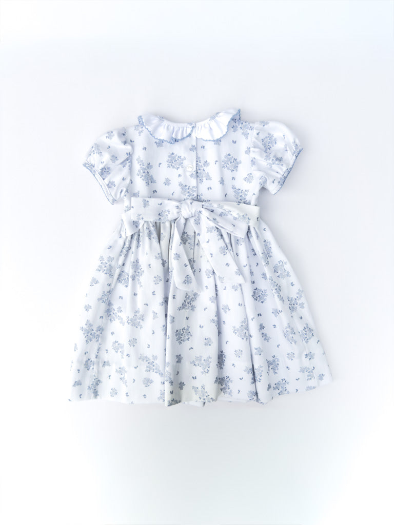 FH17-25-1 Periwinkle Smocked Dress
