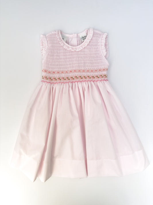 FH18-25-2 Light Pink Smocked Dress