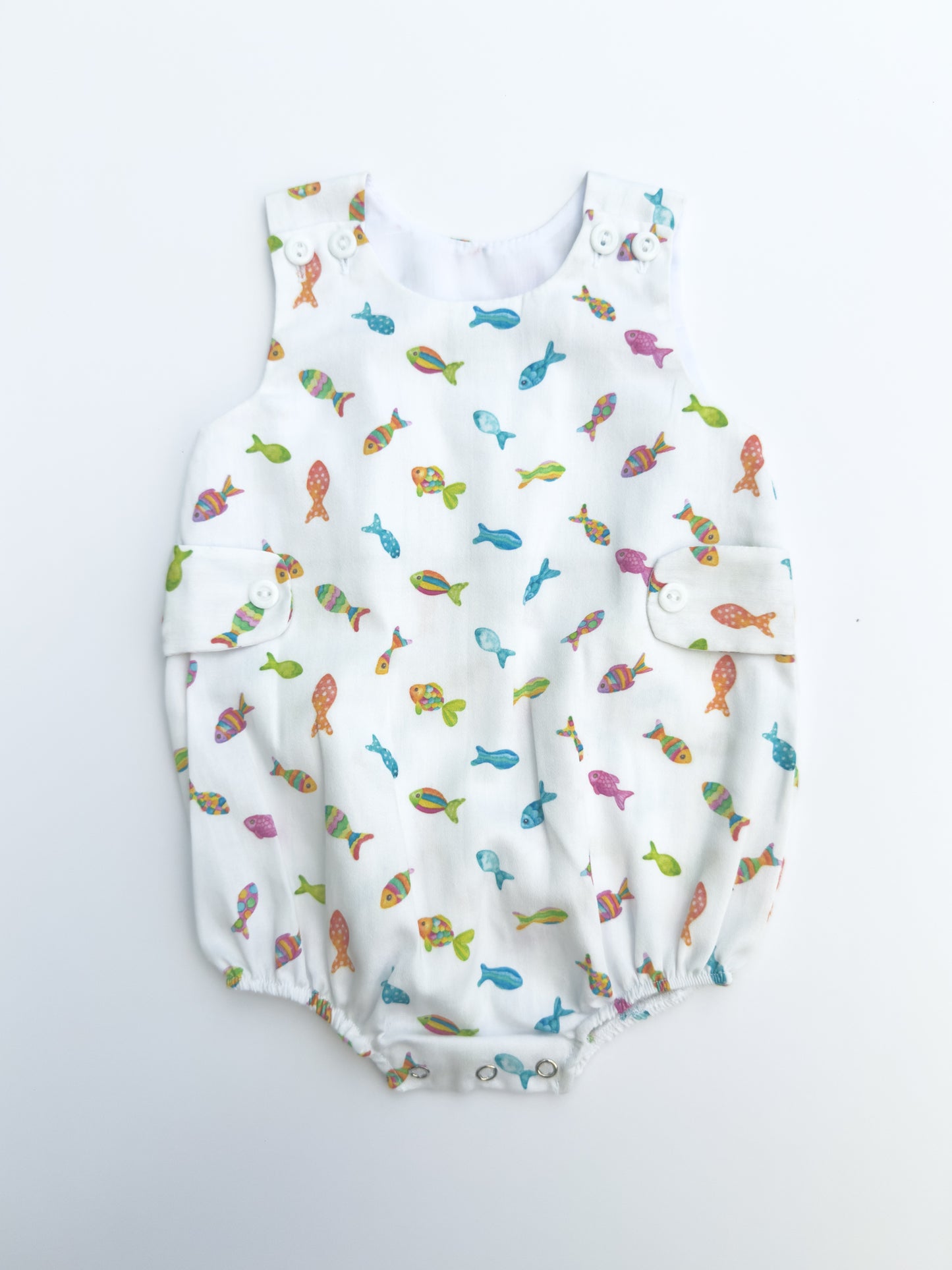 SS2024-4 Fish Print Romper