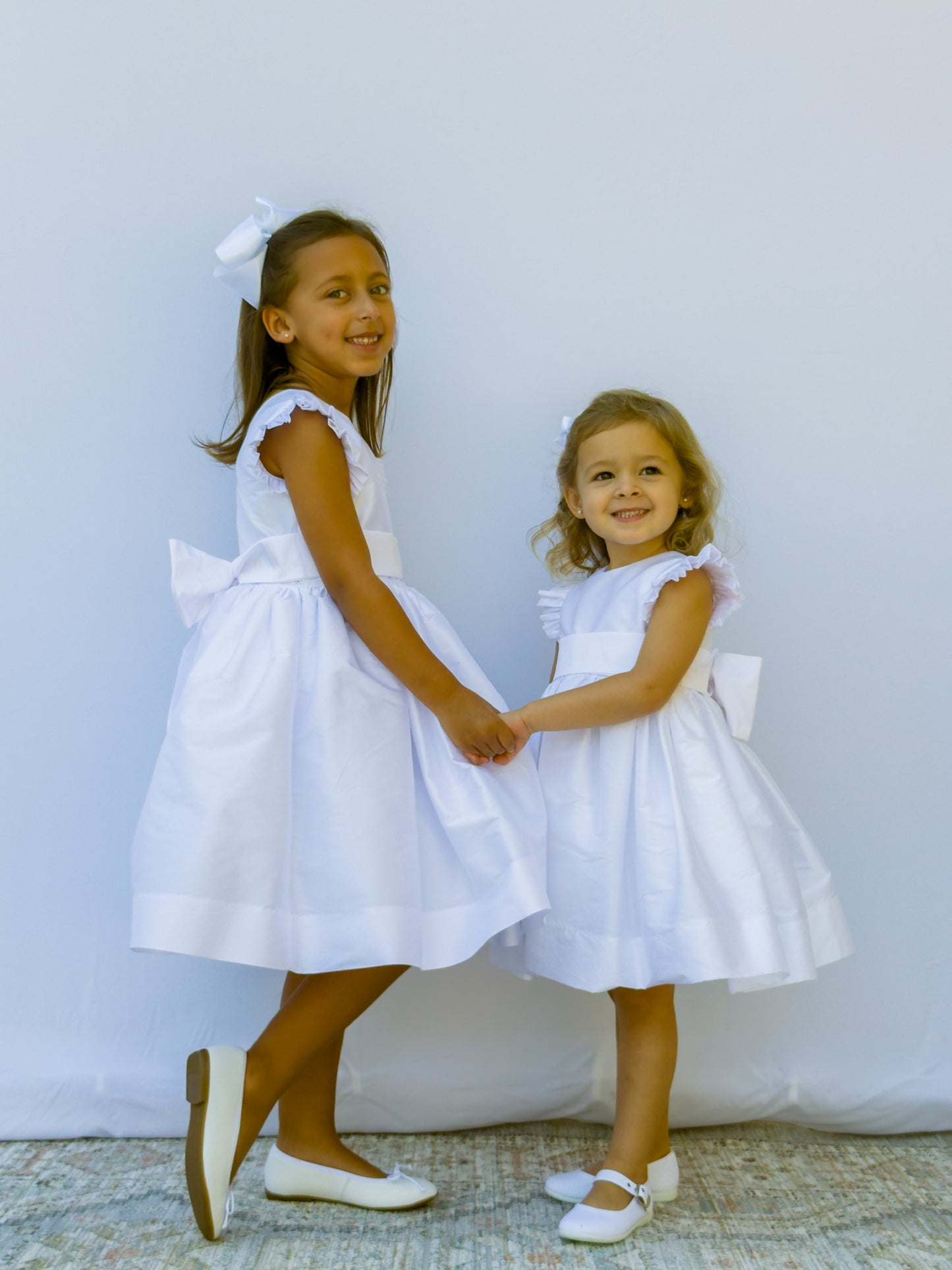 Andrea White Taffeta Dress 4966K