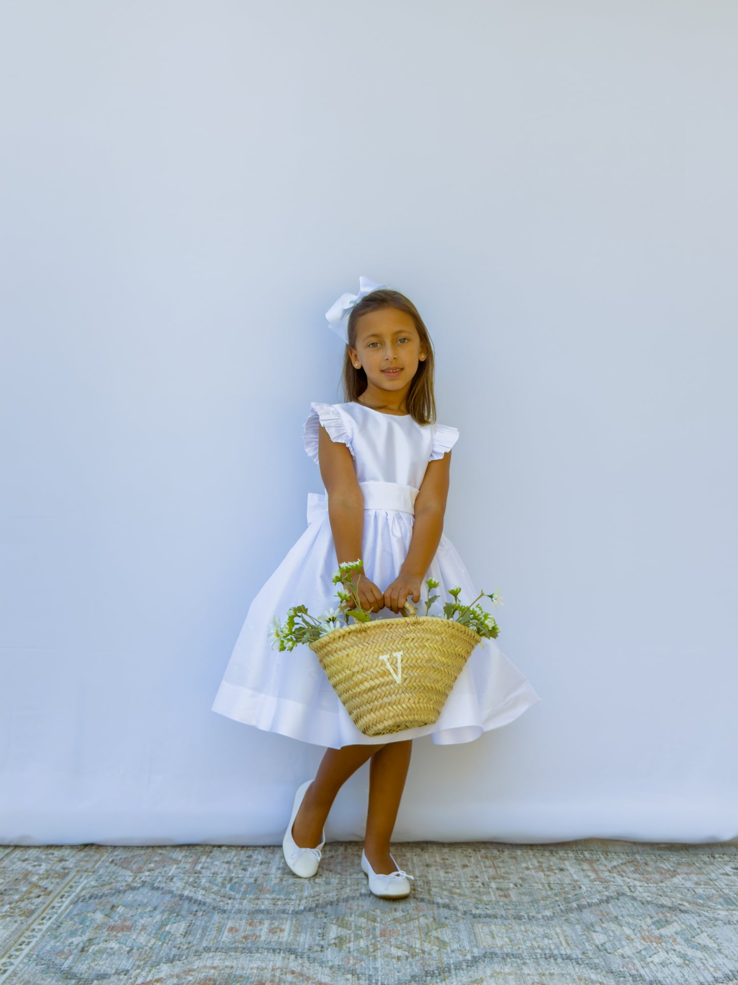 Andrea White Taffeta Dress 4966K