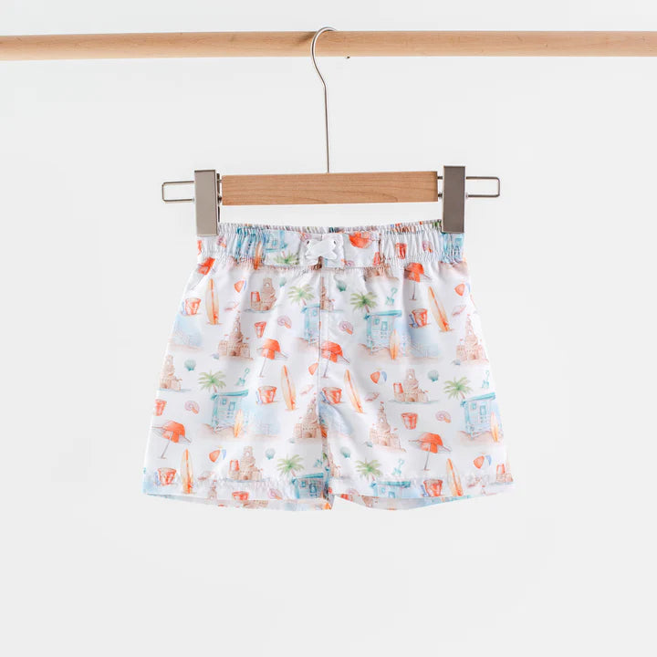 Beach Day Swim Trunks