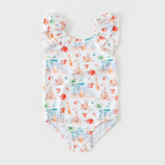 Beach Day One Piece Swimwear