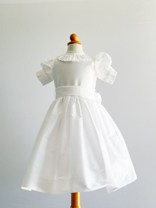 White Tafetta Claire Dress 4916PSL