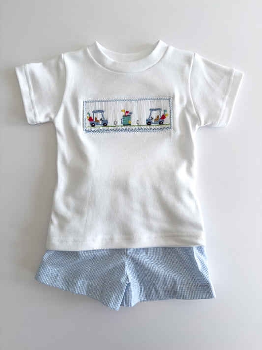 FH-12-25-2 GOLF SMOCKED SHORT SET