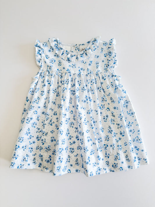 SS-03-25-01 Blue Flower Dress