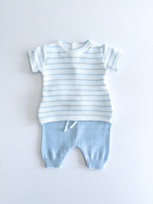Iker 181 White Blue Set