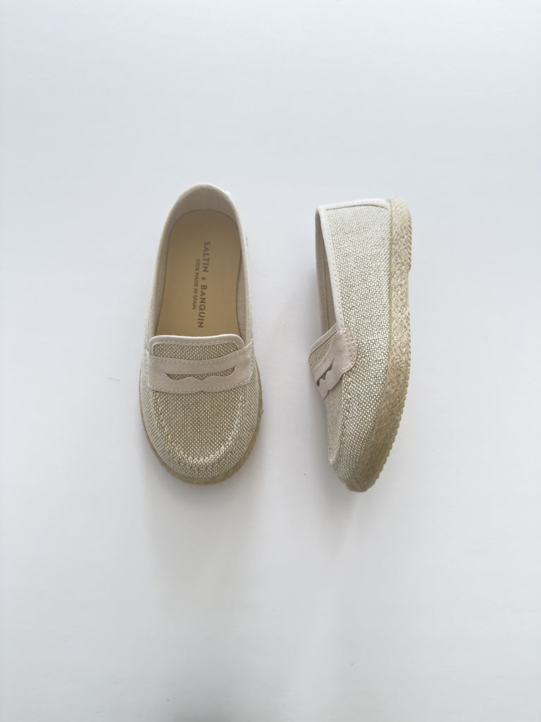 2186-09 Natural Linen Loafer