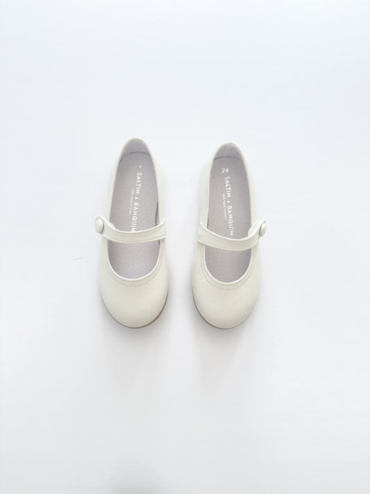 SB1030 Leather Mary Jane Porcelana