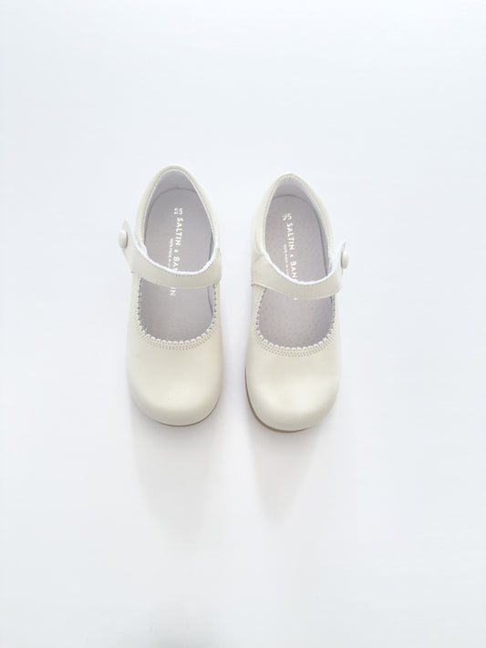 SB1069 Leather Mary Jane Porcelana