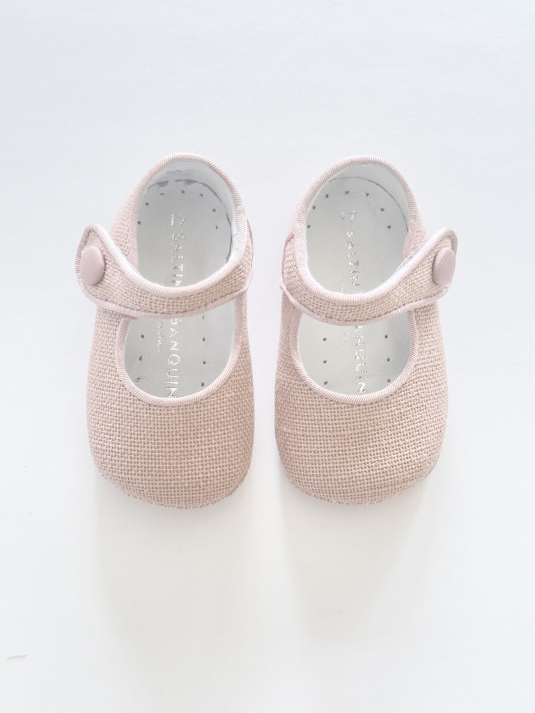 SB504 Linen Mary Jane Rosa
