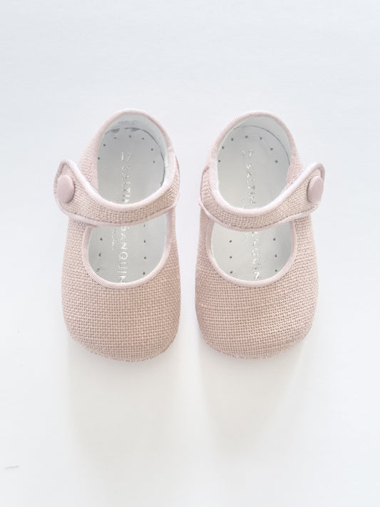 SB504 Linen Mary Jane Rosa