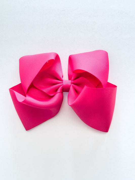 Shocking Pink Bow