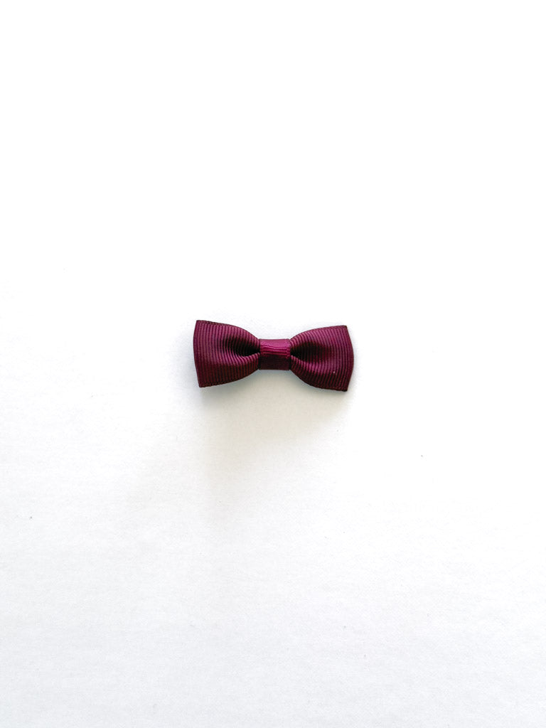 Burgundy Bow