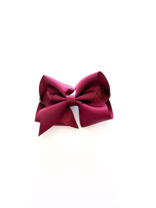 Burgundy Bow