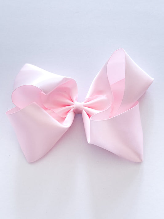 Satin Powder Pink Bow