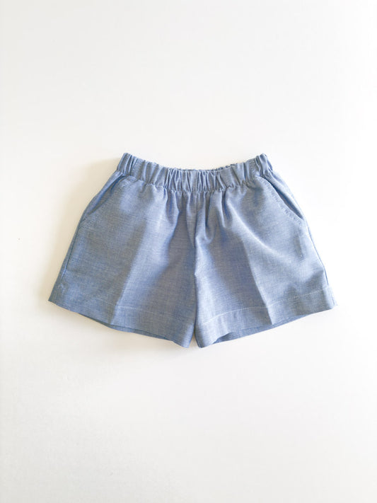 Chambray Shorts