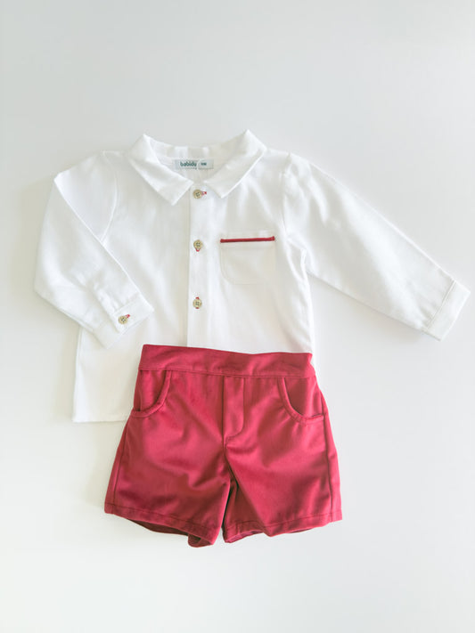Sierra Red Shorts Set 42658