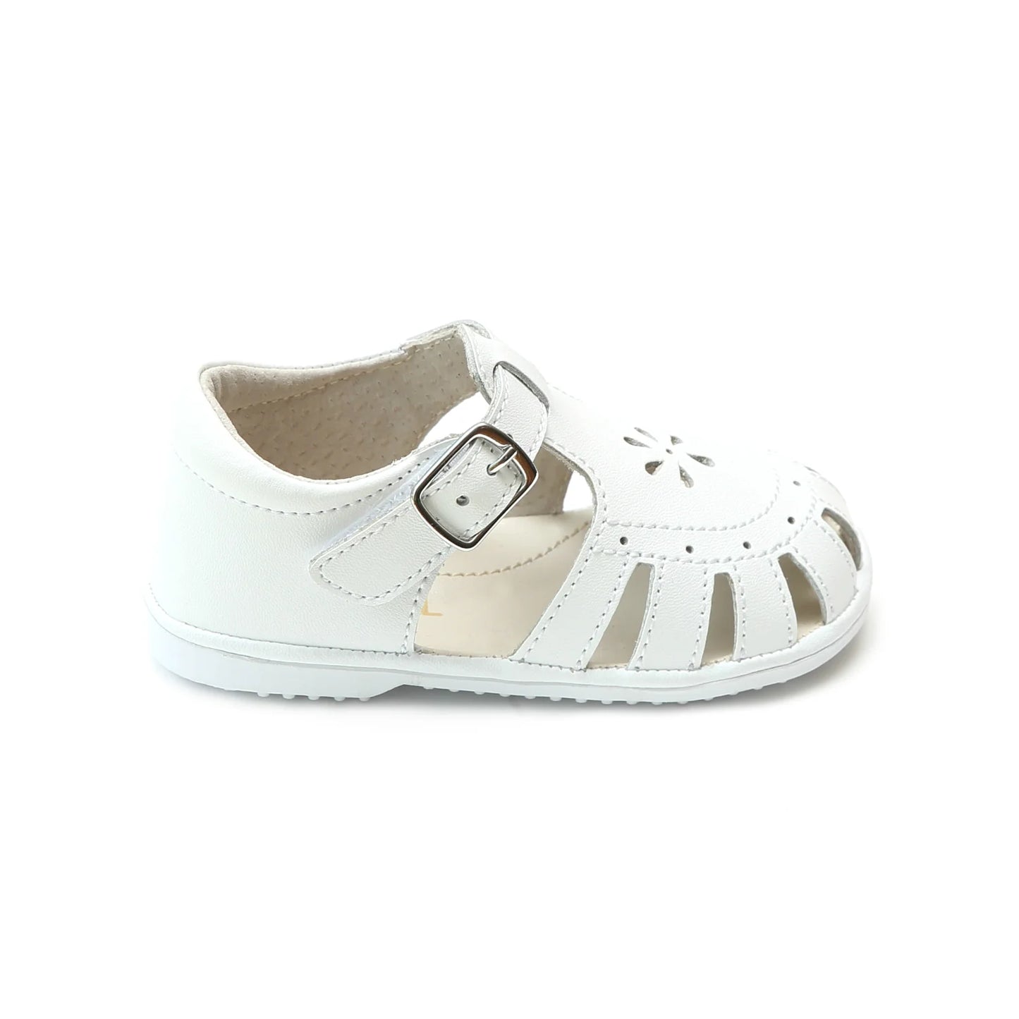 White Caged Sandal