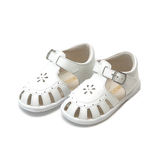 White Caged Sandal