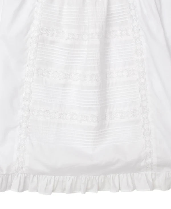 Nicole Embroidered Pima Cotton Gown