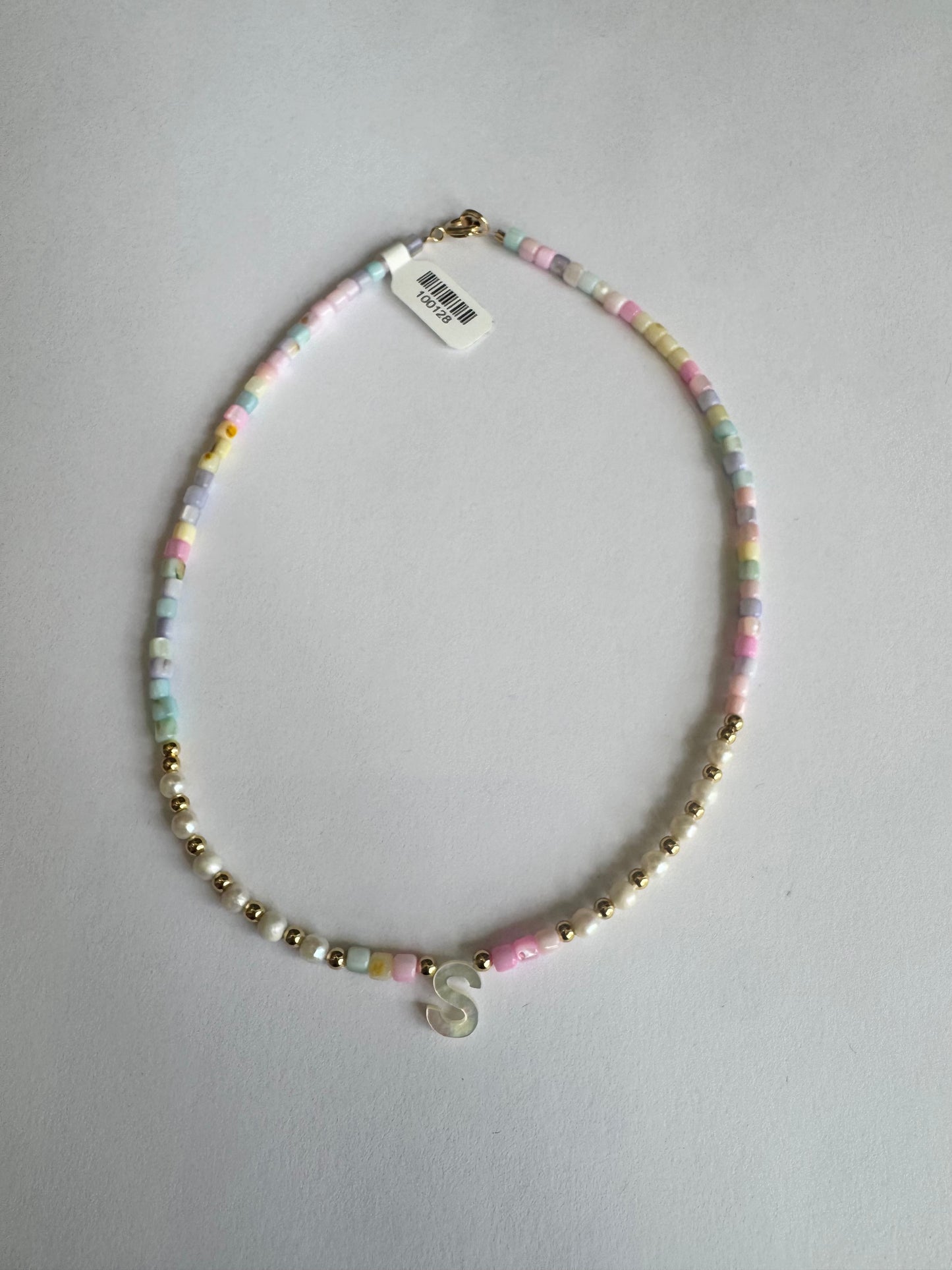 Pastel Letter Necklace
